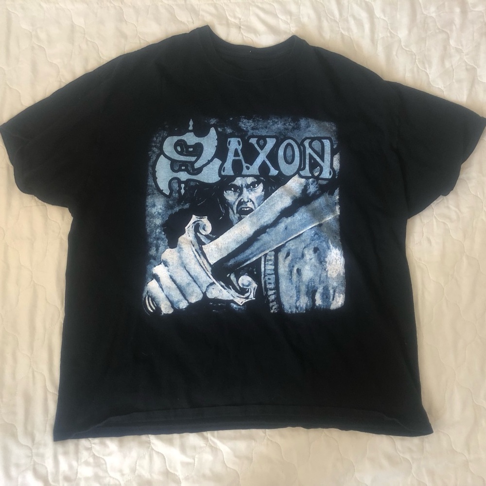 Saxon Heavy Metal Rock Music T Shirt XL